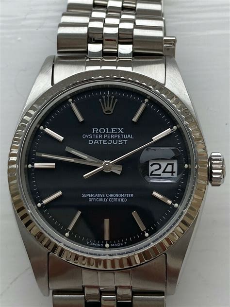 rolex datejust 1601 fake vs real.com|rolex datejust 1601 blue dial.